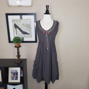 Double jeu ~ Grey Bubble Dress ~ Size M